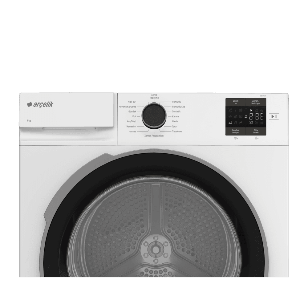 Arçelik 801 KMX 8 Kg Kurutma Makinesi