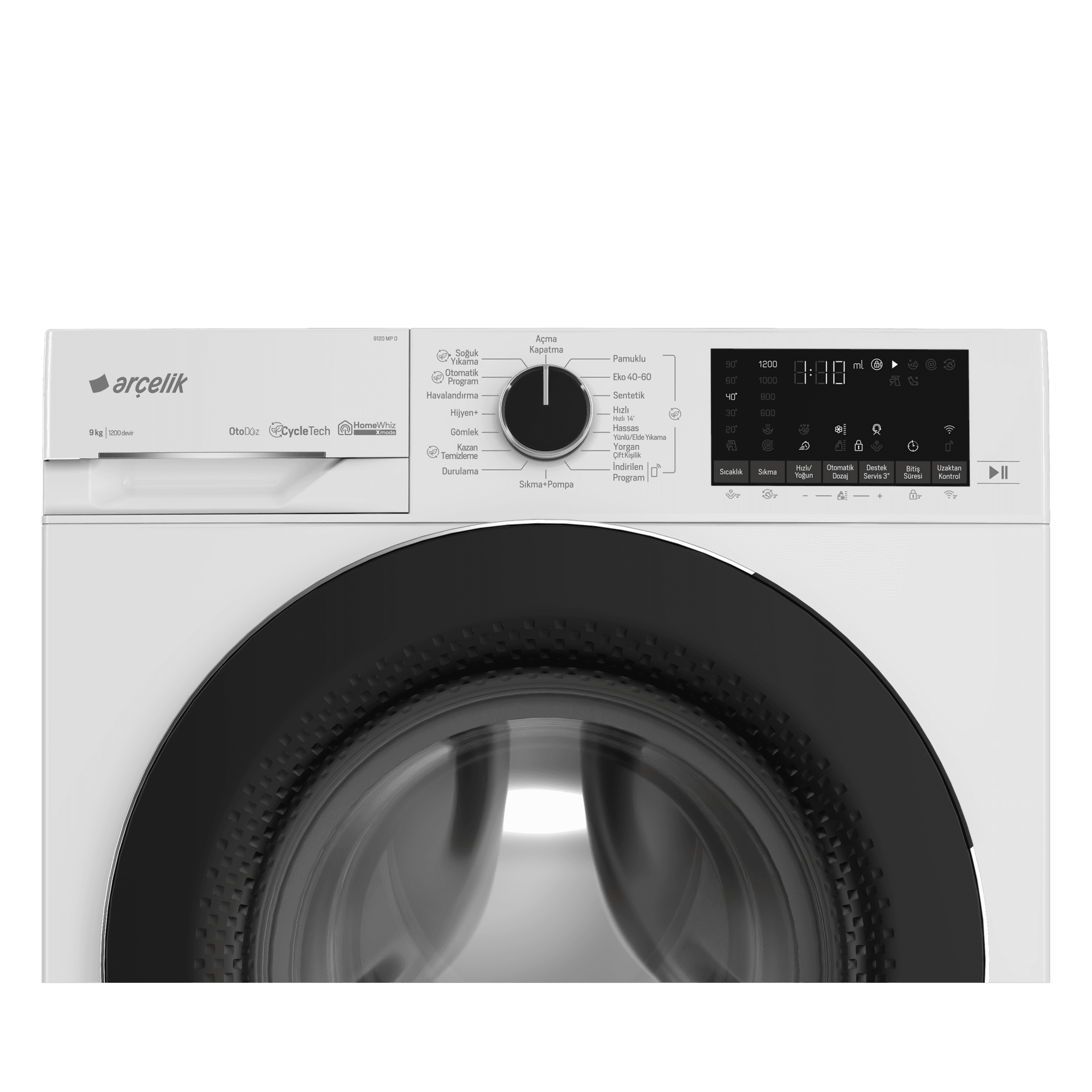Arçelik 9120 MP O 9 Kg Çamaşır Makinesi