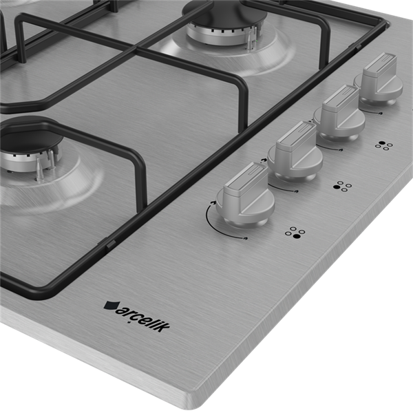 Arçelik OML D 611 EI Gazlı Metal Tablalı Ocak