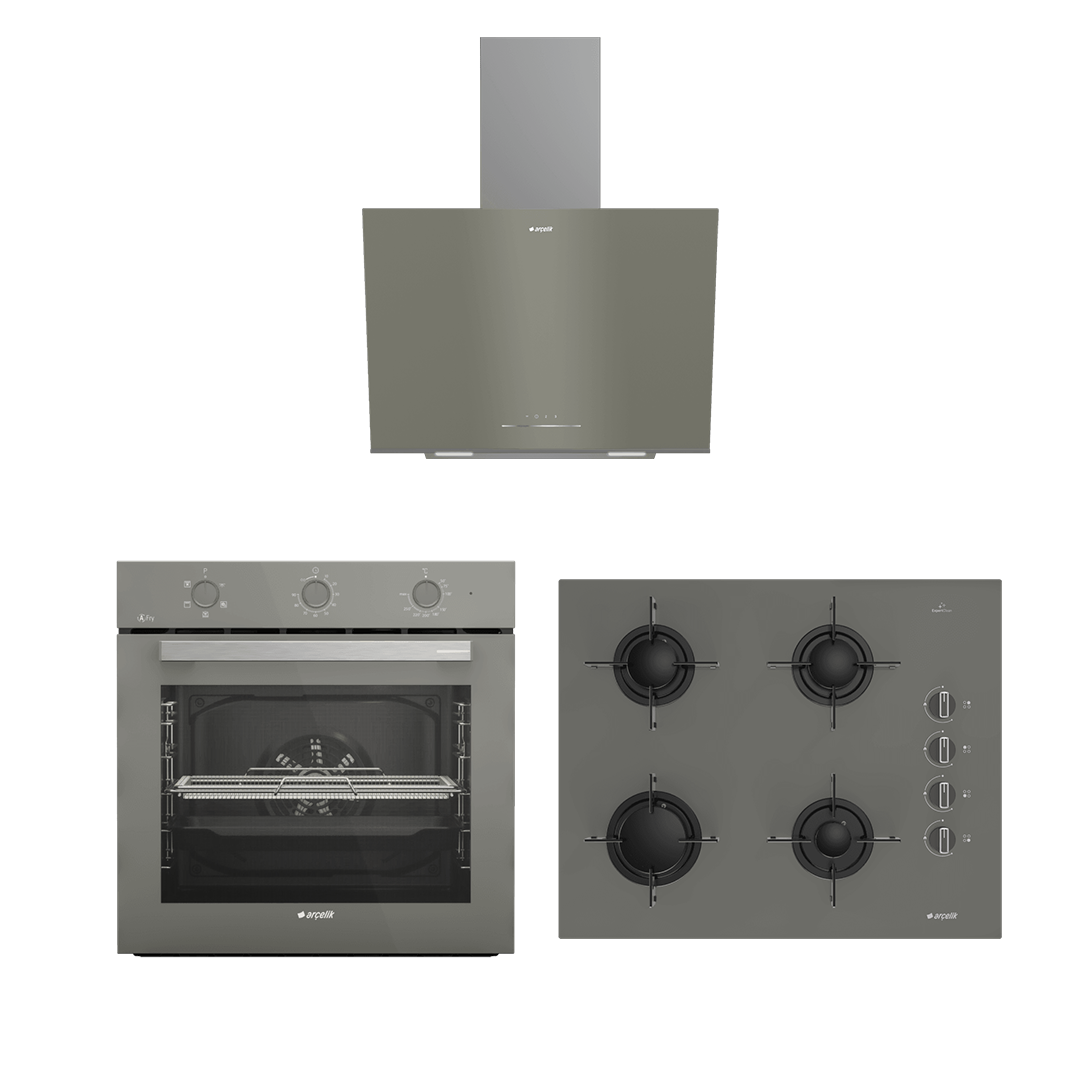 Arçelik Yeni Nesil Ankastre Set 5 (AFC 231 G - ADE 604 G - OCL T 651 EG)