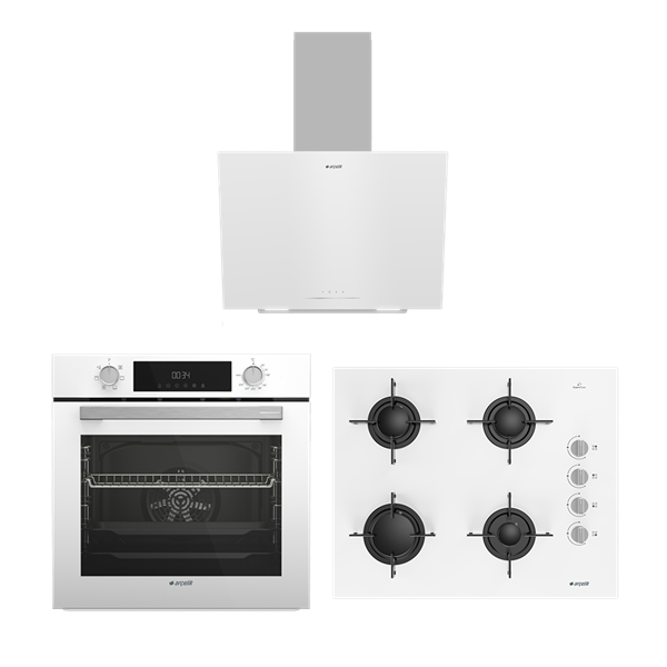 Arçelik Beyaz Avantajlı Ankastre Set (ADE 604 B - OCD T 651 EB - AFC 330 B)