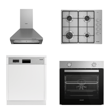 ARÇELİK INOX BULAŞIK MAKİNELİ SET (9252 MI - AFM 340 I - OMD D 611 EI - P 27 YI)