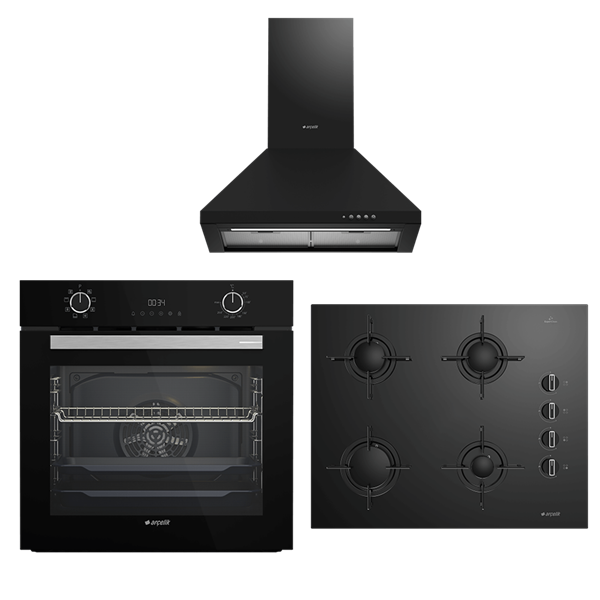 ARÇELİK SİYAH PRO SET (AFC 340 S - P 27 YS - OCD T 651 ES)