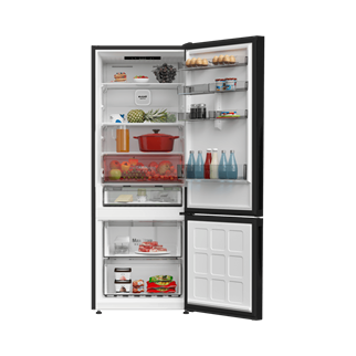 Arçelik 270475 IESC AI Siyah Cam Alttan Donduruculu Buzdolabı