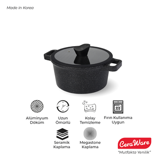 Ceraware Handle Çıkarılabilir Tava ve Tencere Tutma Sapı Siyah