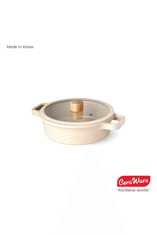 Ceraware Vetta Seramik Kaplama Yapışmaz 24 cm Kısa Tencere