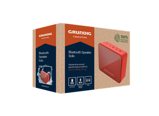 Grundig Grundig Solo BT Hoparlör Kırmızı Hoparlör
