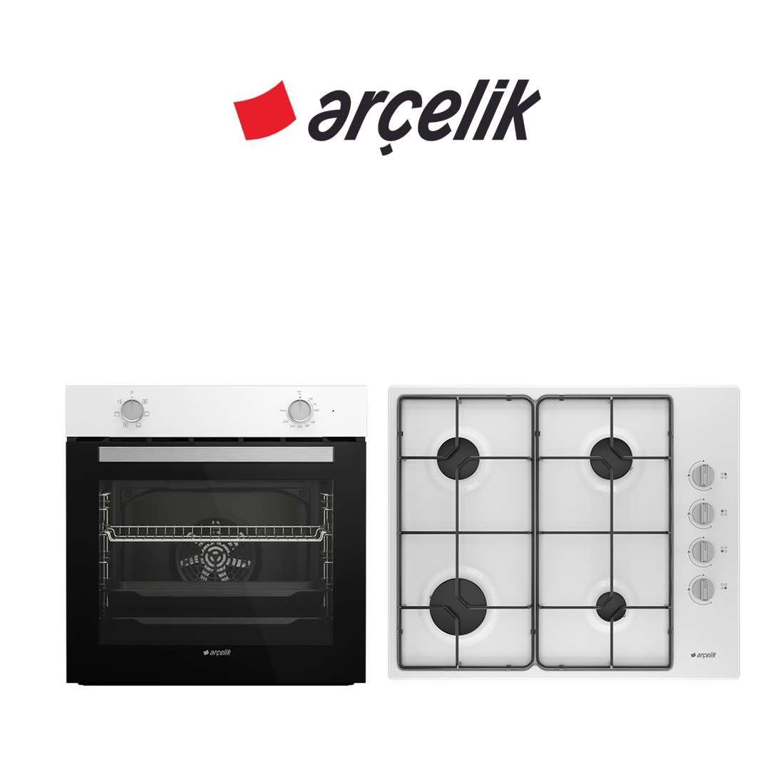 Arçelik Ankastre İkili Set 1 (AFM 130 B - OMD D 611 EB)