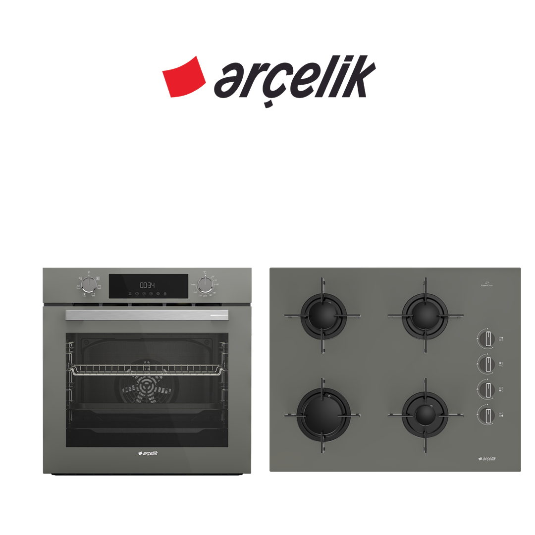 Arçelik Ankastre İkili Set 4 (AFC 330 G - OCD T 651 EG)