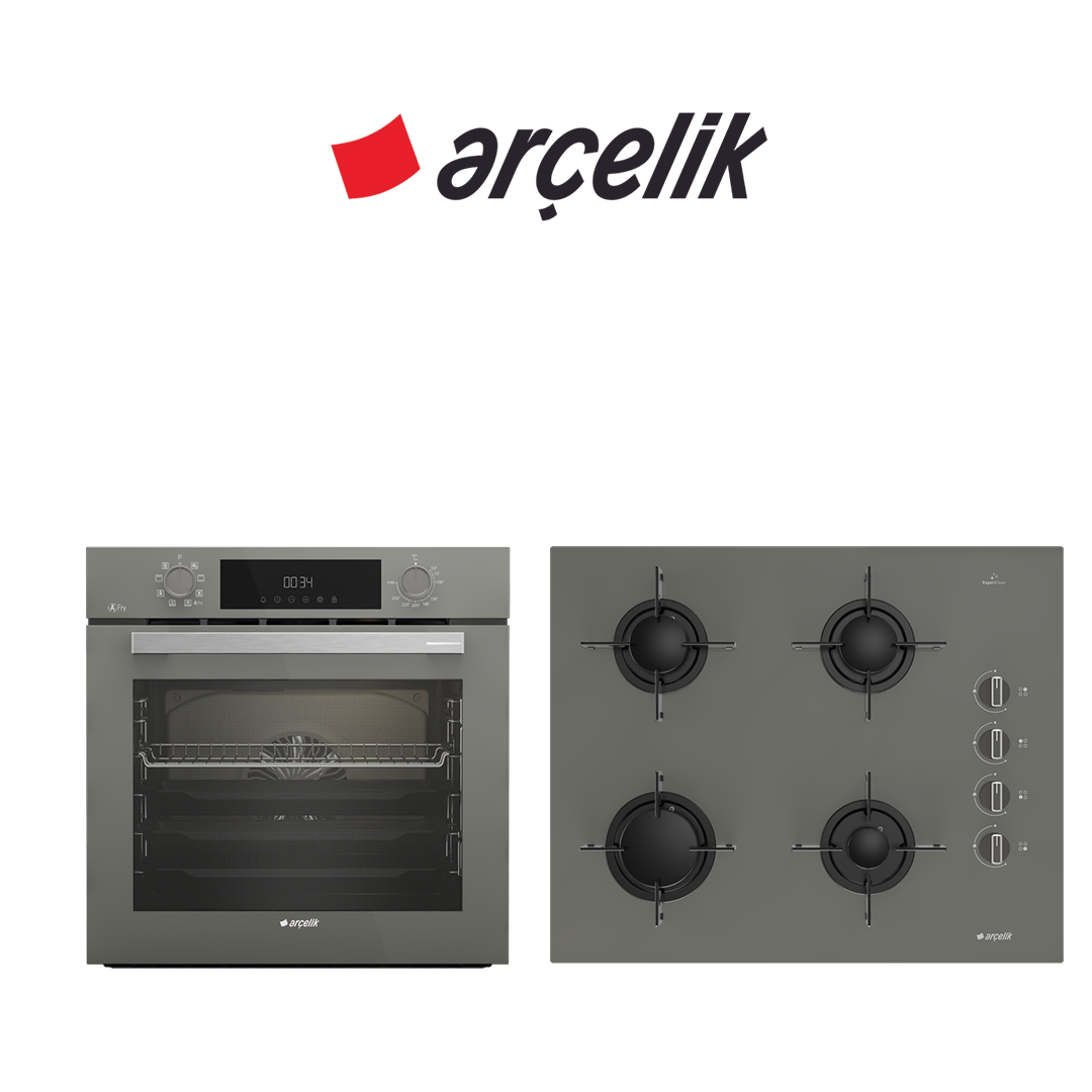 Arçelik Ankastre İkili Set 5 (AFC 342 G - OCD T 651 EG)