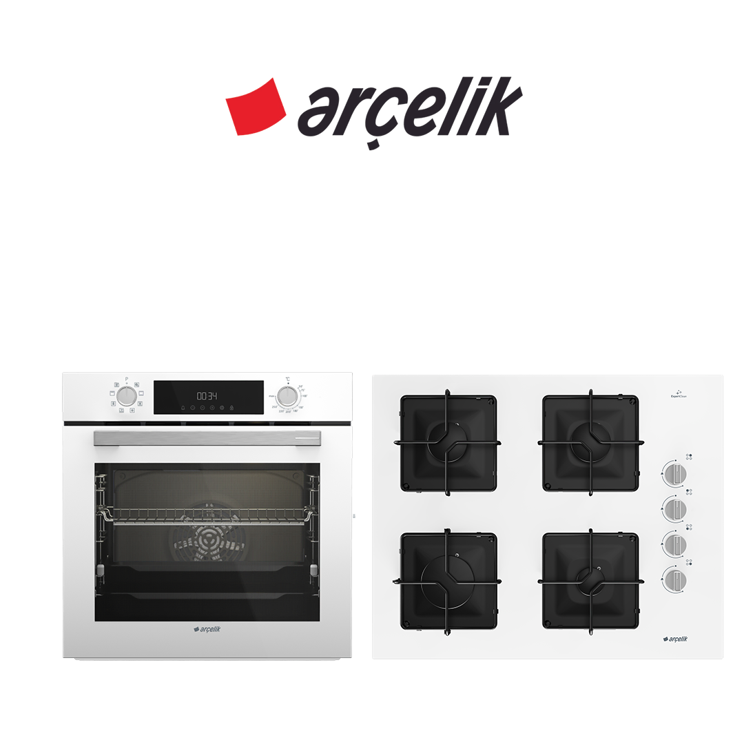 Arçelik Ankastre İkili Set 6 (AFC 341 B - OCD K 651 EB)
