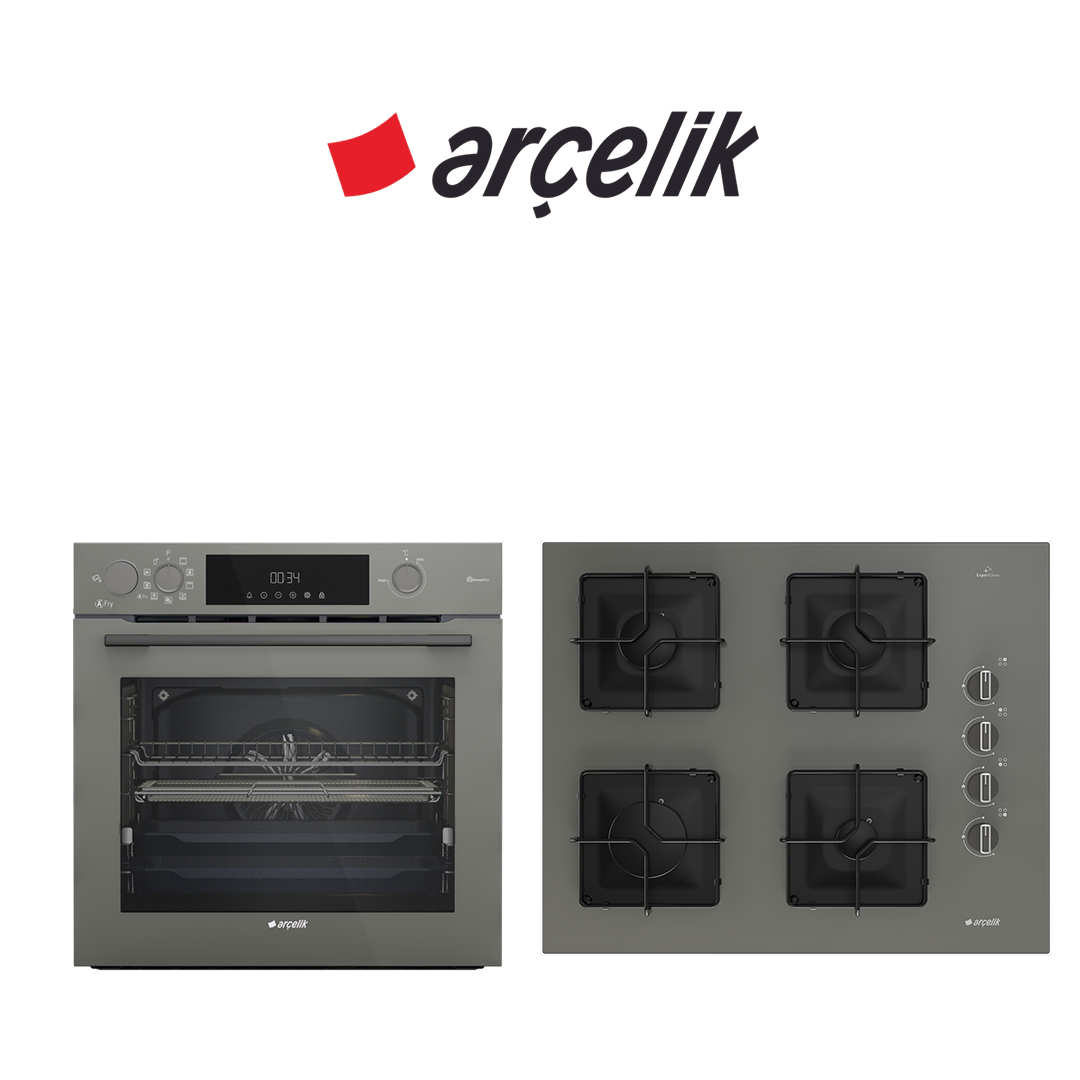 Arçelik Ankastre İkili Set 8 (AFC 362 G - OCD K 651 EG)