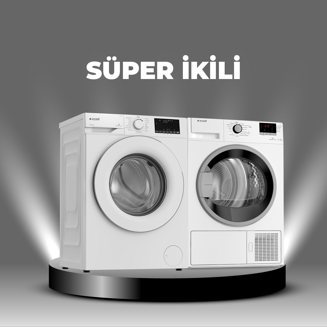Arçelik Çamaşır & Kurutma Makinesi Paketi 15 (9101 PMB - 900 KM)