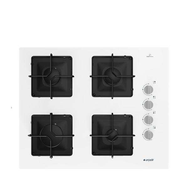 Arçelik OCD K 651 EB Gazlı Cam Tablalı Ocak