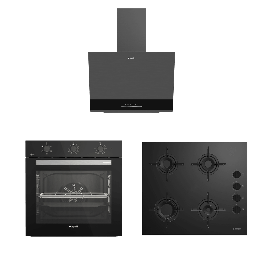 Arçelik Yeni Nesil Ankastre Set 2 (AFC 231 S - ADE 606-2 D - OCD T 601-1 ES)