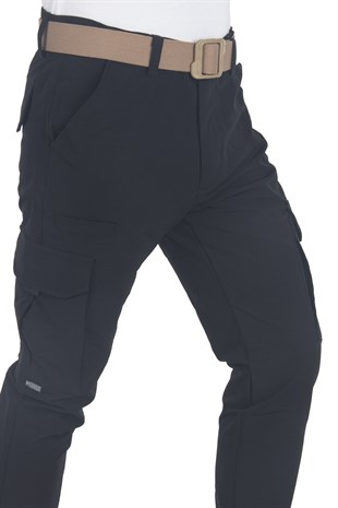 Combat Trekking Kargo Cepli Pantolon Siyah