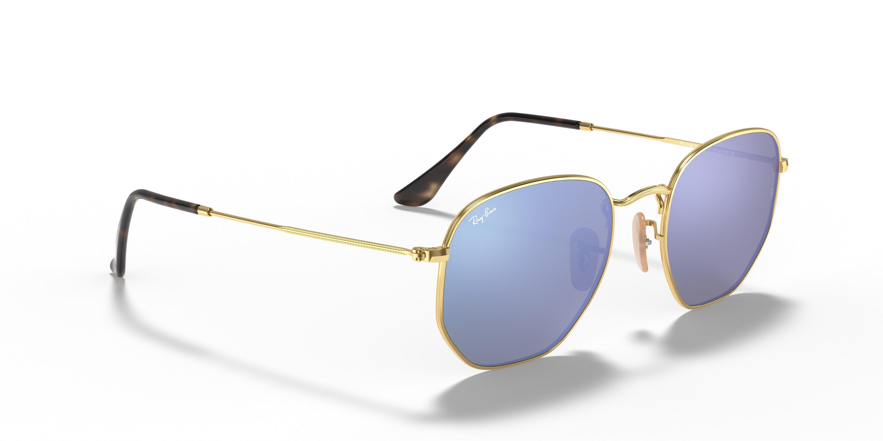 RAY-BAN 3548N 001/9O 51 Hexagonal Güneş Gözlüğü