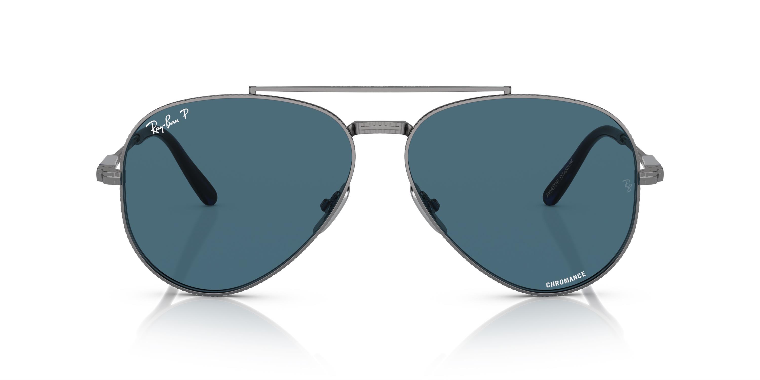 RAY-BAN 8225 AVIATOR TITANIUM 3142S2 58