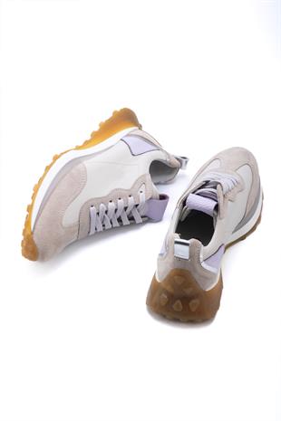 Run Off&White Lila Sneaker 