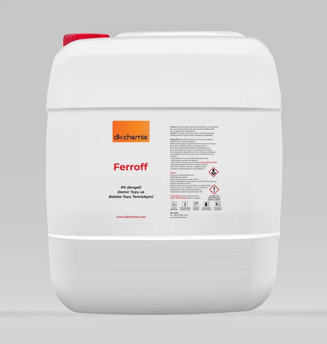 Ferroff, Demir Tozu Temizleyicisi 24 kilo