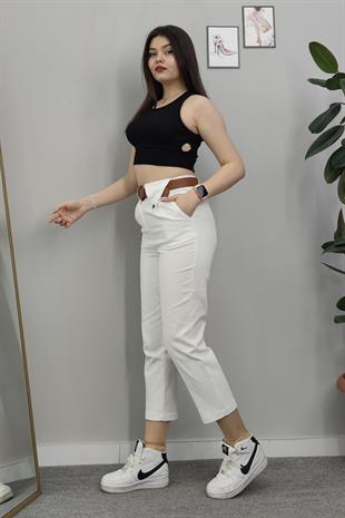 3953 GABARDİN BOYFREND PANTOLON