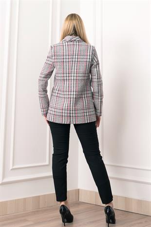 Buklet Elegance Tek Düğmeli Ceket – 8629