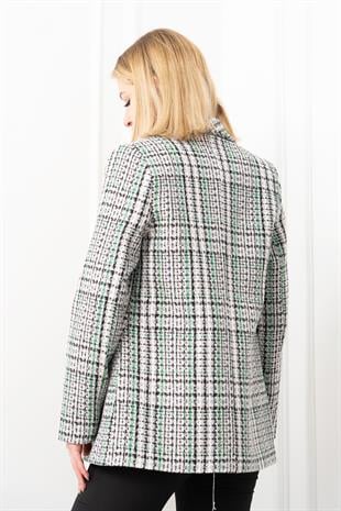 Buklet Elegance Tek Düğmeli Ceket – 8629