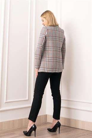 Buklet Elegance Tek Düğmeli Ceket – 8629