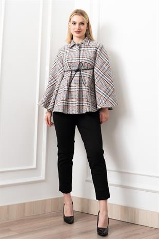 Buklet SoftFit Kemerli Ceket – 2618