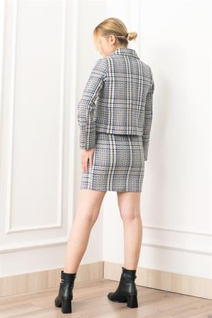 Buklet TwinSet – Ceket & Etek Takım 1286