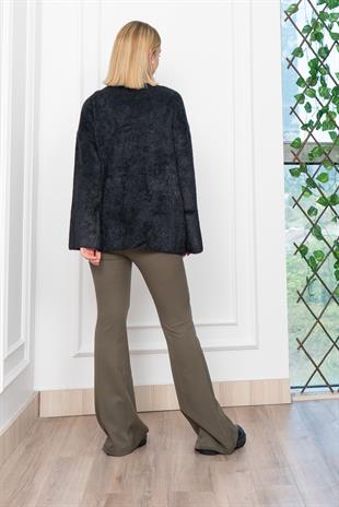 Dik Yaka Sakal Yün Uzun Kazak 24134