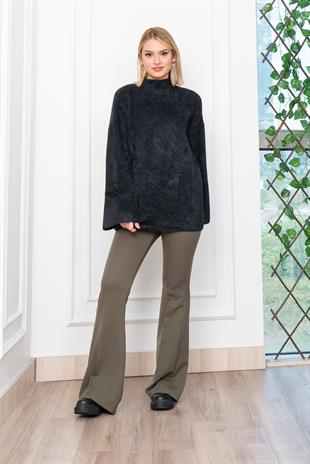 Dik Yaka Sakal Yün Uzun Kazak 24134