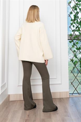 Dik Yaka Sakal Yün Uzun Kazak 24134