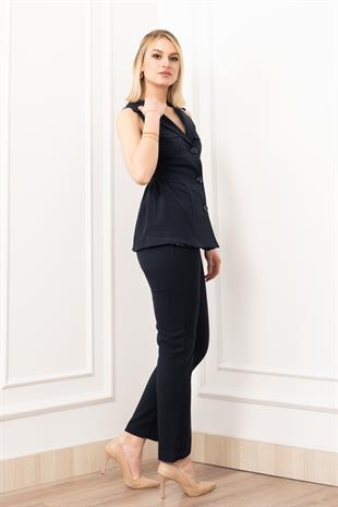 Elegant Line Uzun Yelekli Takım 1264