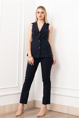 Elegant Line Uzun Yelekli Takım 1264