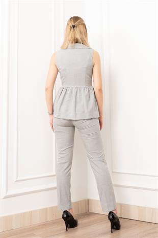 Elegant Line Uzun Yelekli Takım 1264