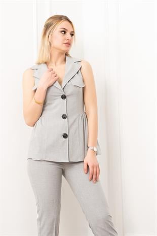 Elegant Line Uzun Yelekli Takım 1264