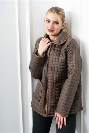 Kapitone Dikişli Klasik Cepli Mont 2614