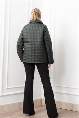 Kapitone Dikişli Klasik Cepli Mont 2614