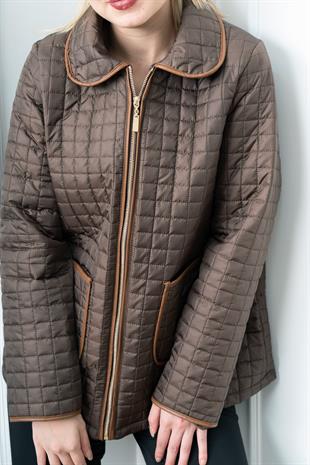 Kapitone Dikişli Klasik Cepli Mont 2614