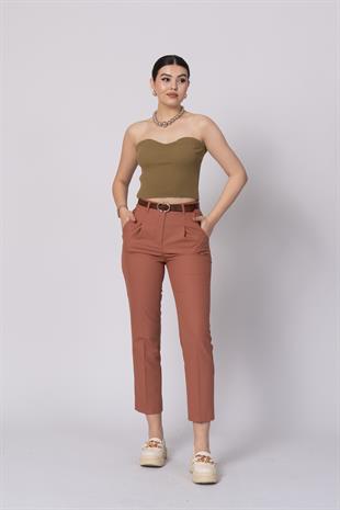Kemerli Cepli Pantolon 30232