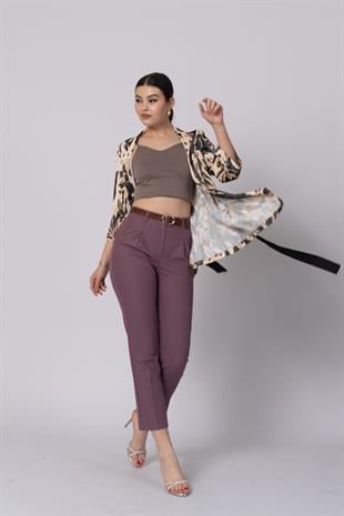 Kemerli Cepli Pantolon 30232