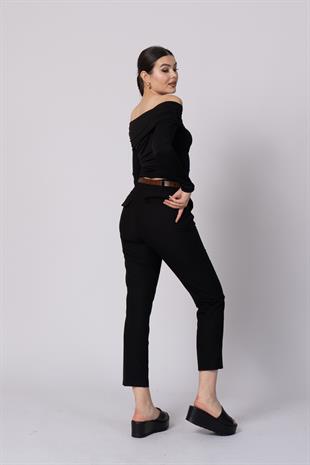 Kemerli Cepli Pantolon 30232