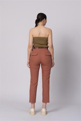 Kemerli Cepli Pantolon 30232