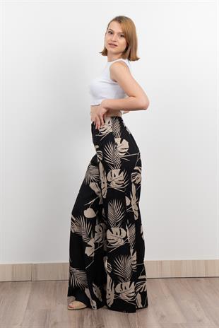 Keten Yüksek Bel Pantolon 30289