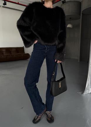 Kısa Kürk Sweat Mont 2596