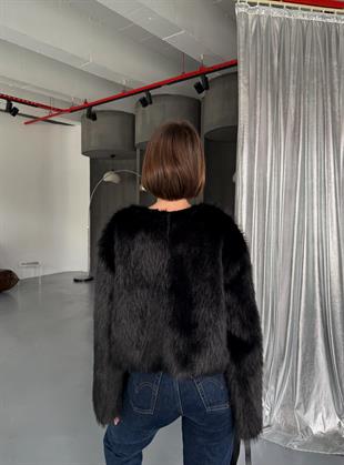 Kısa Kürk Sweat Mont 2596