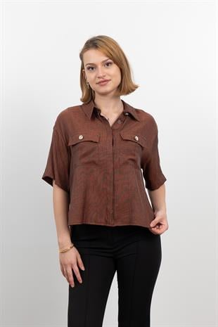 Krinkıl Kontes Kumaş Gömlek 70040