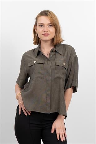 Krinkıl Kontes Kumaş Gömlek 70040