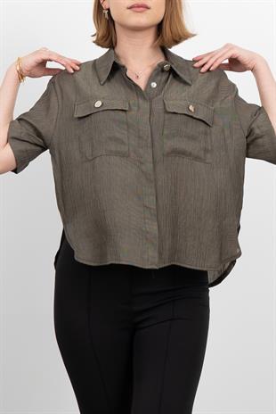 Krinkıl Kontes Kumaş Gömlek 70040